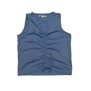 Women’s O’Neill Light Blue Ruched Tank Top Size S NWT